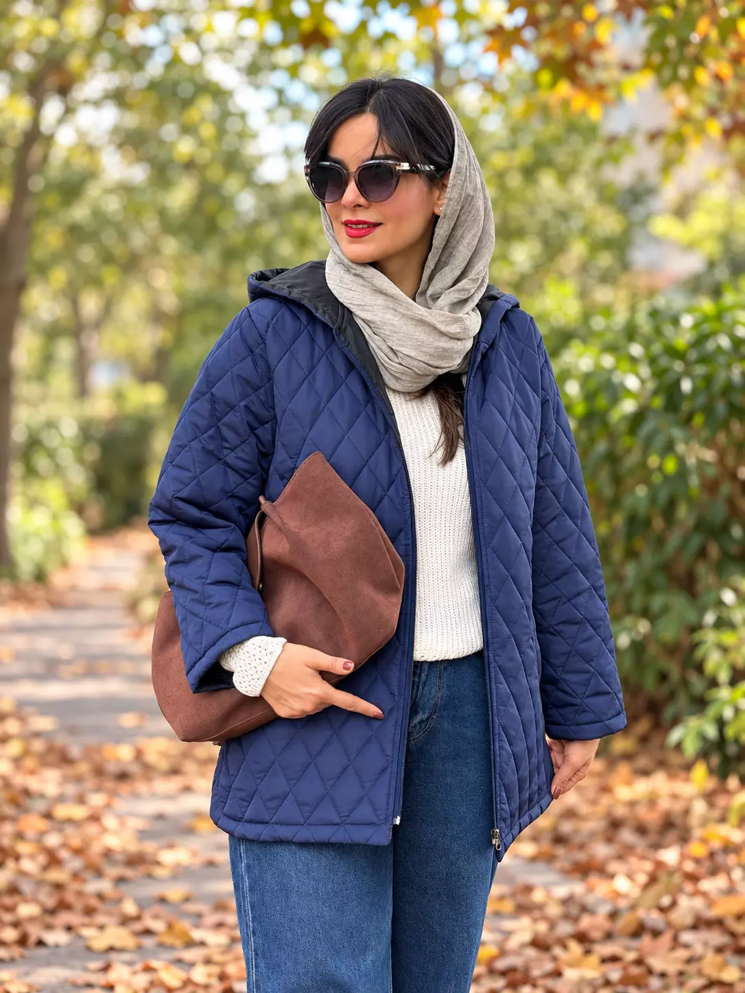 کاپشن زنانه کلاهدار آستردار ونوس